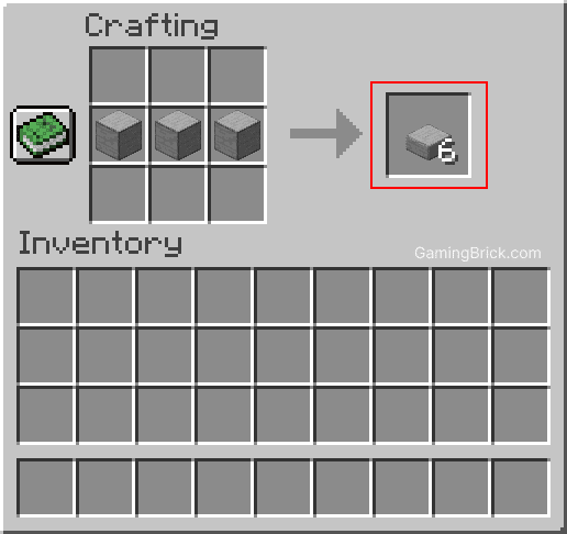 How-to-make-Smooth-stone-slab-in-minecraft