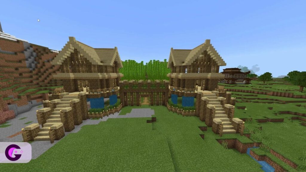  Minecraft Bamboo villa