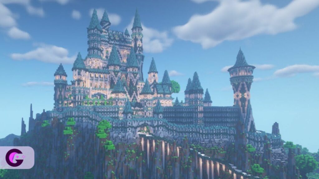 Blue Castle Minecraft