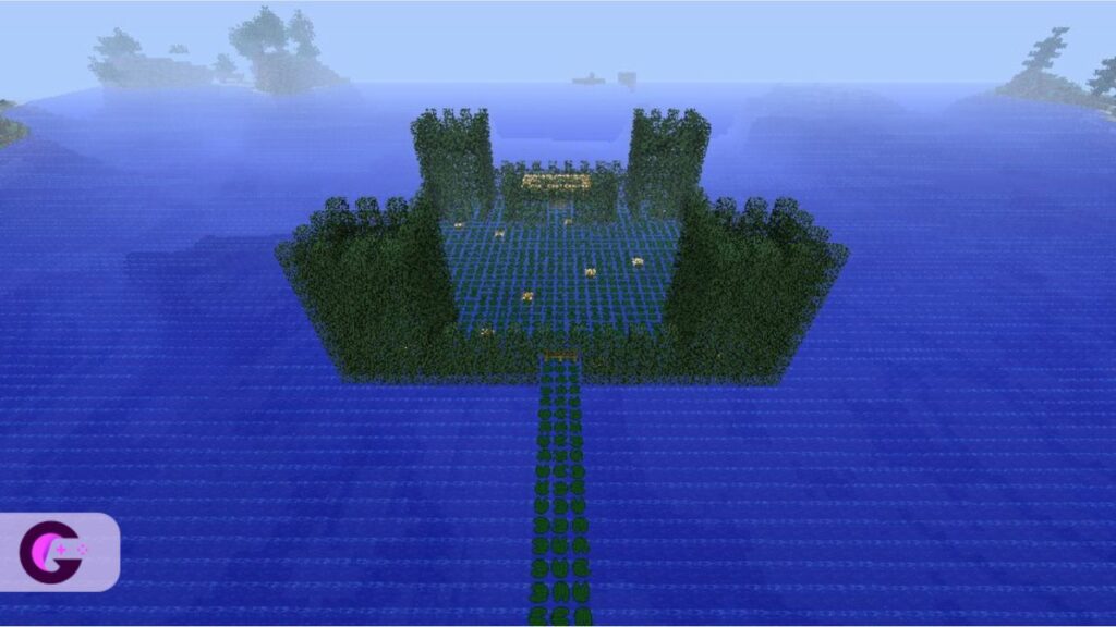 Castle on water Minecraft