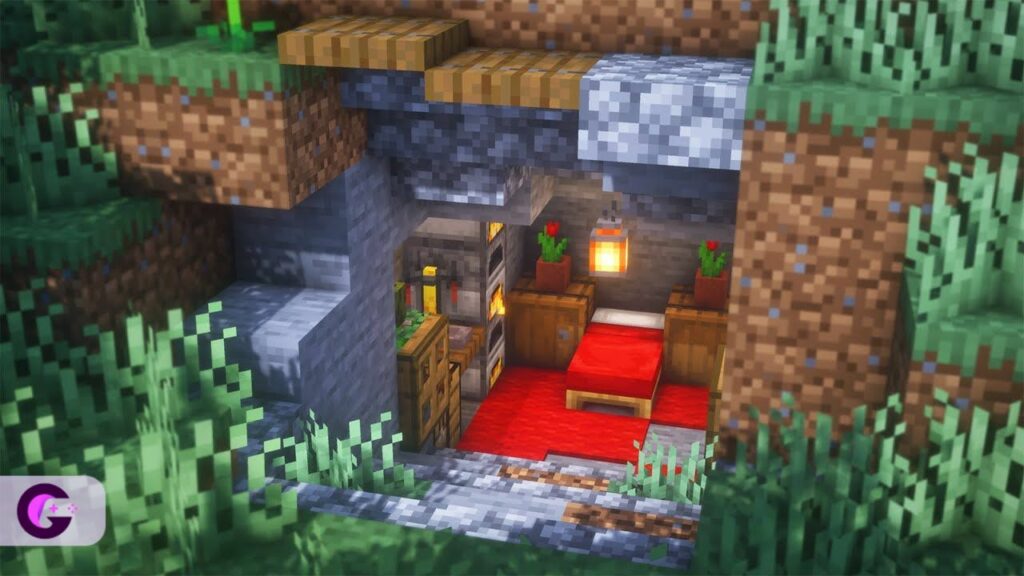 Cave House Minecraft