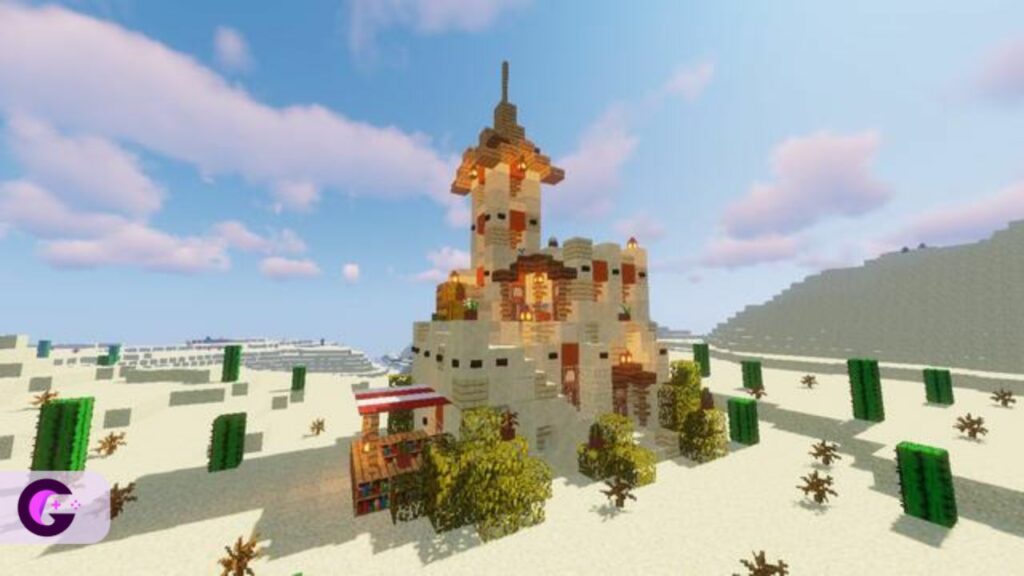 Desert castle Minecraft