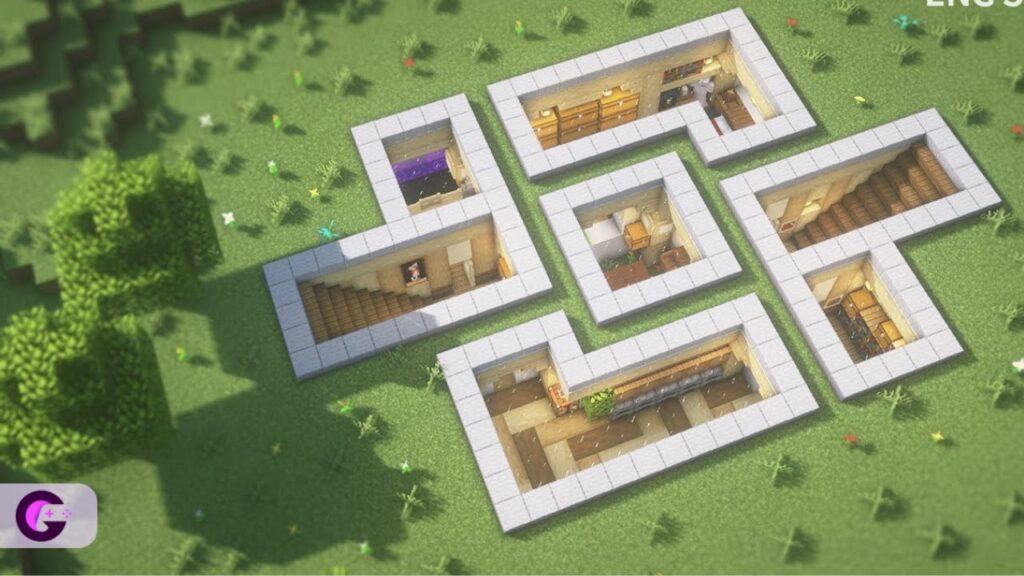 Easy underground house Minecraft
