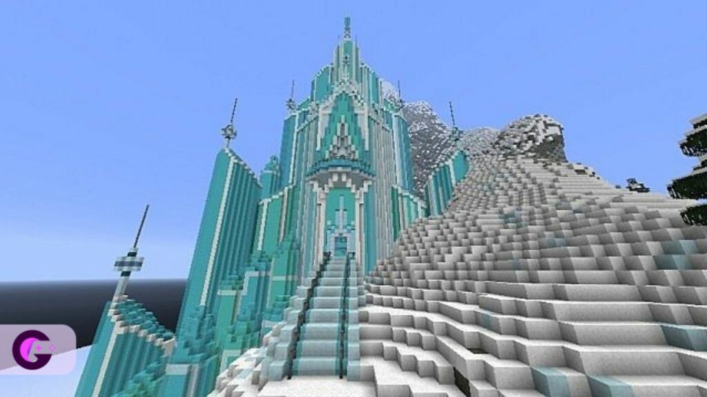 Frozen castle Minecraft
