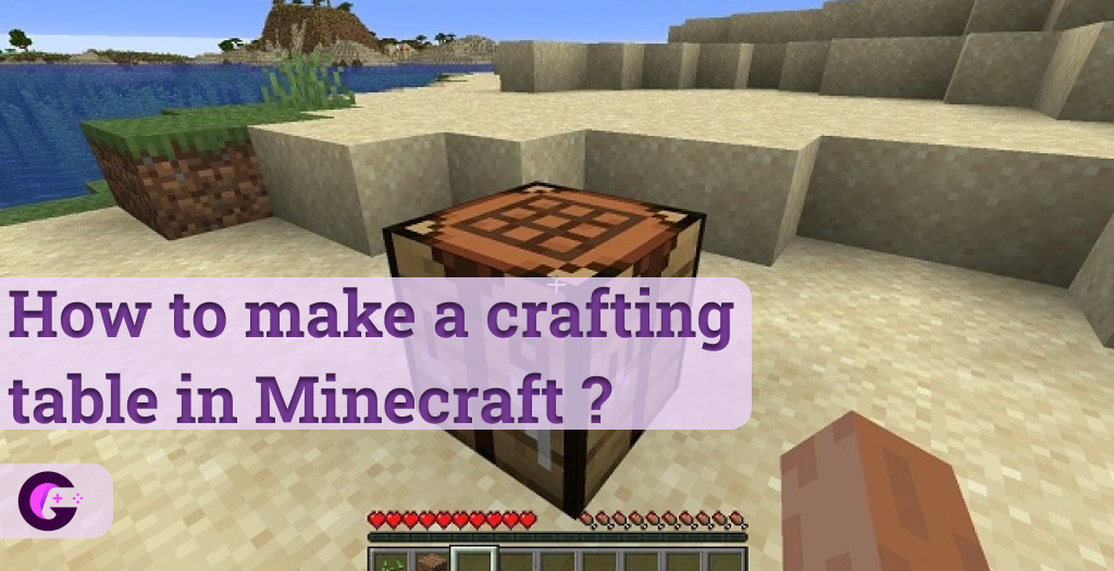 How to make a crafting table in minecraft (1)
