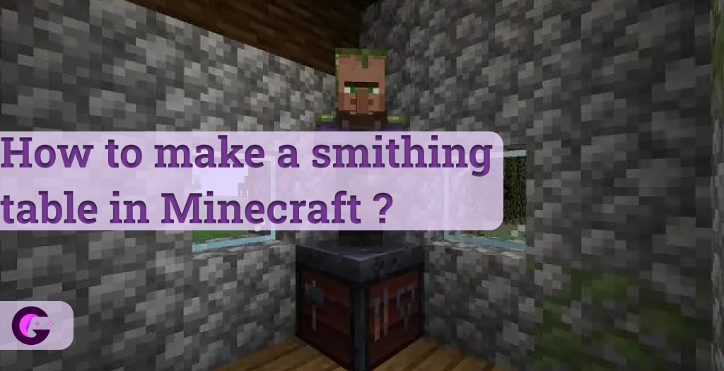 How to make a smithing table in Minecraft
