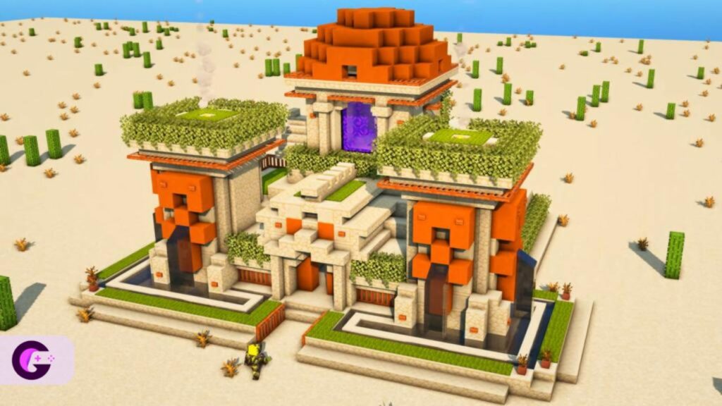 Temple design house Minecraft