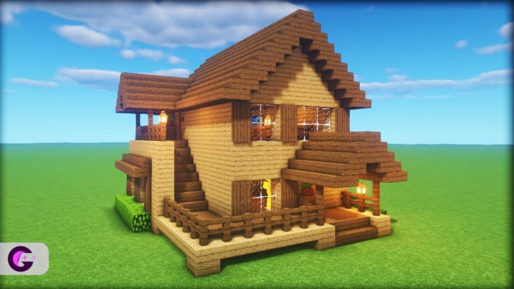 Wooden hut Minecraft